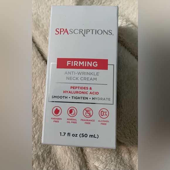 Spascriptions Firming Anti-Wrinkle Neck Cream - Peptides & Hyaluronic Acid (Smoo - Picture 1 of 7